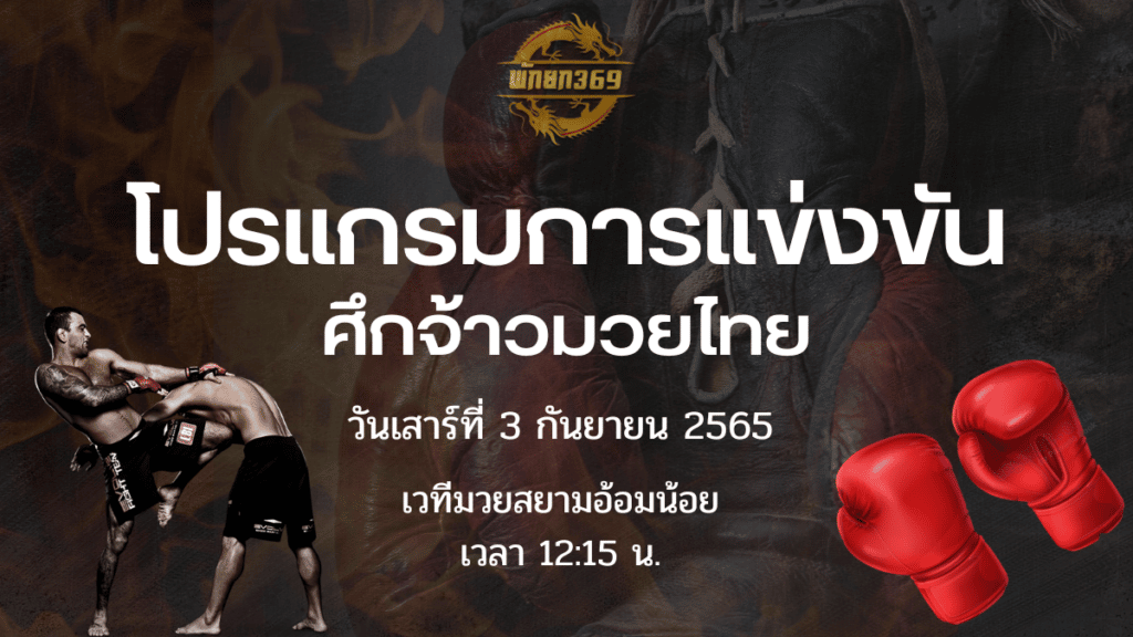 โปรแกรมมวย 3 9 65